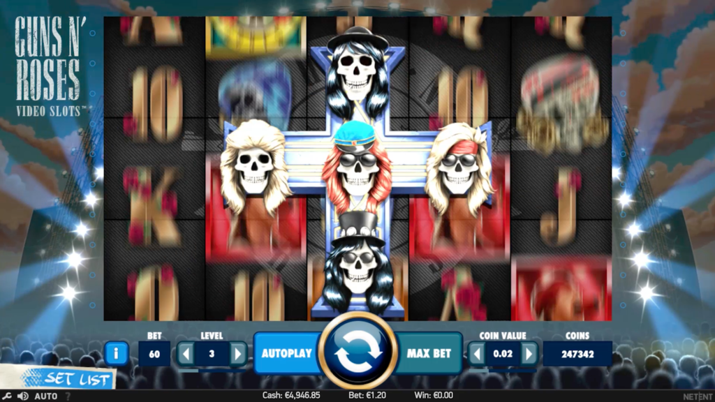 guns n roses slot extra